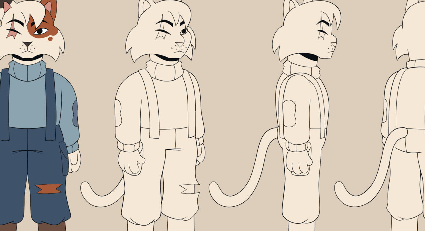 Character Design and Layout Work