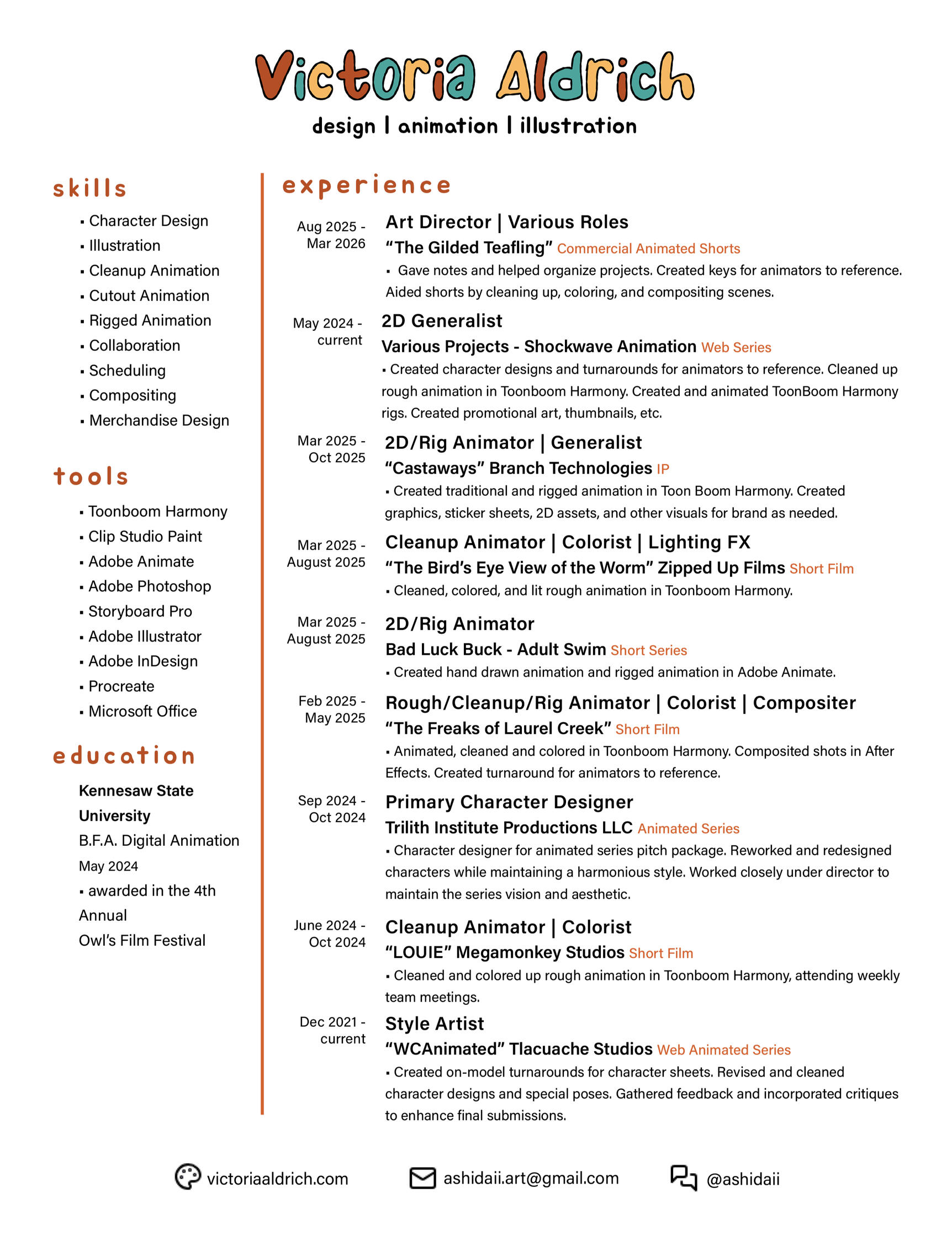 resume